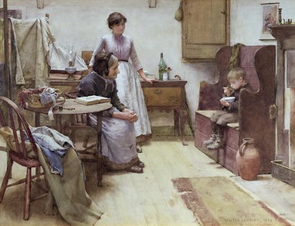 Wikioo.org - The Encyclopedia of Fine Arts - Painting, Artwork by Walter Langley - The Orphan