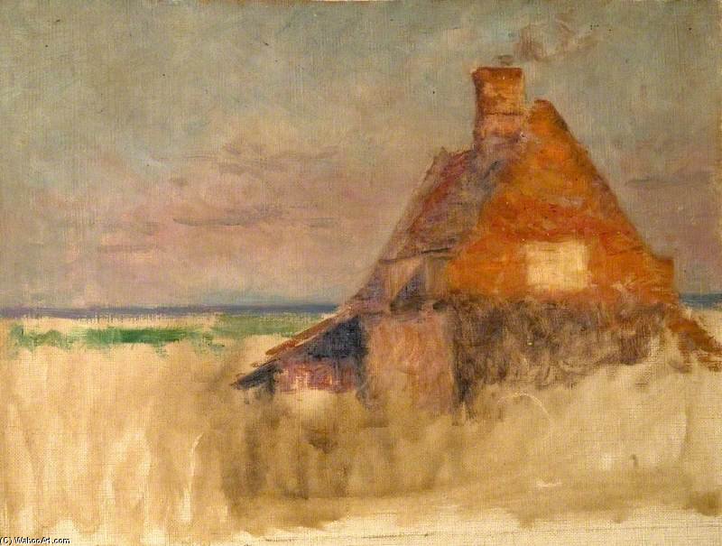 WikiOO.org - Encyclopedia of Fine Arts - Maalaus, taideteos Wilfrid Williams Ball - Cottage In A Rural Setting -