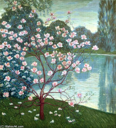 Wikioo.org - The Encyclopedia of Fine Arts - Painting, Artwork by Wilhelm List - Magnolia