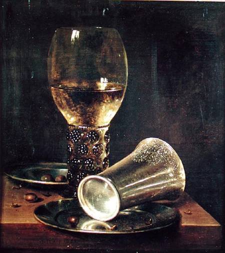 Wikioo.org - The Encyclopedia of Fine Arts - Painting, Artwork by Willem Claesz Heda - Still Life With A Goblet