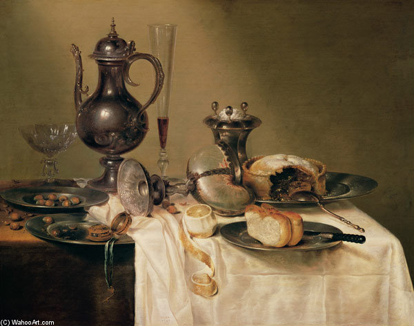 Wikioo.org - The Encyclopedia of Fine Arts - Painting, Artwork by Willem Claesz Heda - Still Life