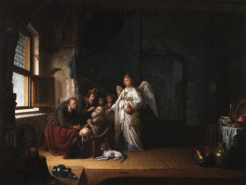 Wikioo.org – L'Enciclopedia delle Belle Arti - Pittura, Opere di Willem De Poorter - `tobias` e il angelo