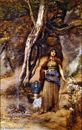 Wikioo.org - The Encyclopedia of Fine Arts - Painting, Artwork by William Arthur Breakspeare - The Gypsy