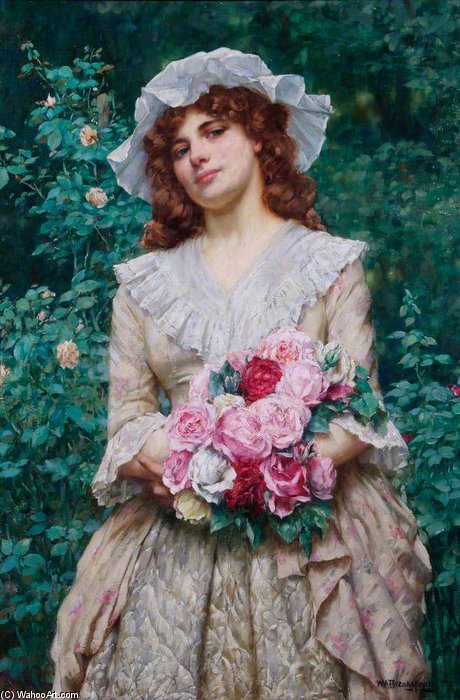 WikiOO.org - Enciklopedija dailės - Tapyba, meno kuriniai William Arthur Breakspeare - Roses