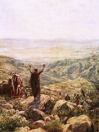 WikiOO.org - Encyclopedia of Fine Arts - Maleri, Artwork William Brassey Hole - Balaam Blessing Israel