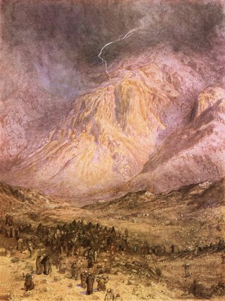 Wikioo.org - The Encyclopedia of Fine Arts - Painting, Artwork by William Brassey Hole - The Giving Of Laws On Sinai