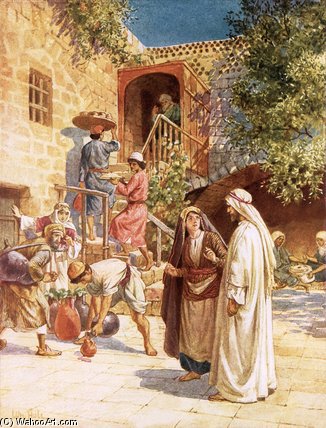 WikiOO.org - Енциклопедія образотворчого мистецтва - Живопис, Картини
 William Brassey Hole - The Marriage In Cana