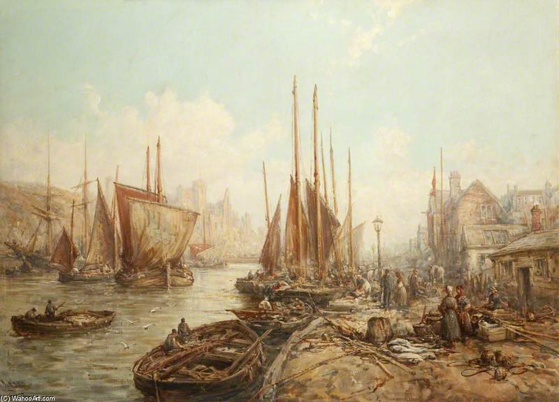 Wikioo.org - The Encyclopedia of Fine Arts - Painting, Artwork by William Edward Webb - Peel Harbour