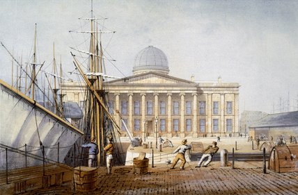 Wikioo.org - The Encyclopedia of Fine Arts - Painting, Artwork by William Gavin Herdman - The Customs House And Revenue Building