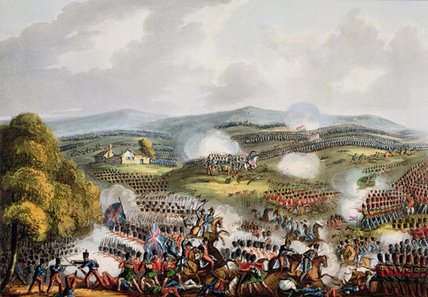 Wikioo.org - The Encyclopedia of Fine Arts - Painting, Artwork by William Heath - Battle Of Quatre Bras