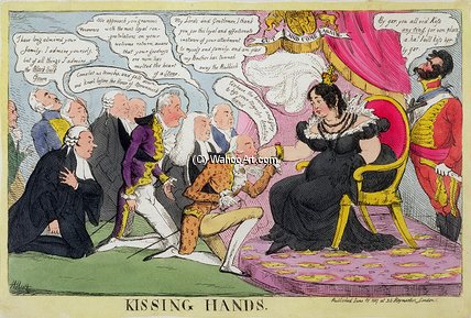 WikiOO.org - Güzel Sanatlar Ansiklopedisi - Resim, Resimler William Heath - Kissing Hands