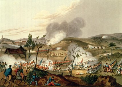 Wikoo.org - موسوعة الفنون الجميلة - اللوحة، العمل الفني William Heath - The Battle Of Waterloo