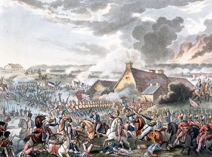 WikiOO.org - Encyclopedia of Fine Arts - Maľba, Artwork William Heath - The Battle Of Waterloo