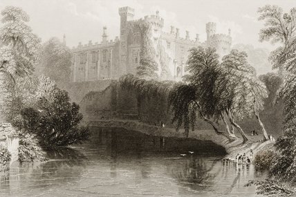 Wikioo.org - Encyklopedia Sztuk Pięknych - Malarstwo, Grafika William Henry Bartlett - Kilkenny Castle