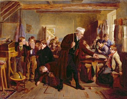 Wikioo.org - The Encyclopedia of Fine Arts - Painting, Artwork by William Henry Knight - The Village School
