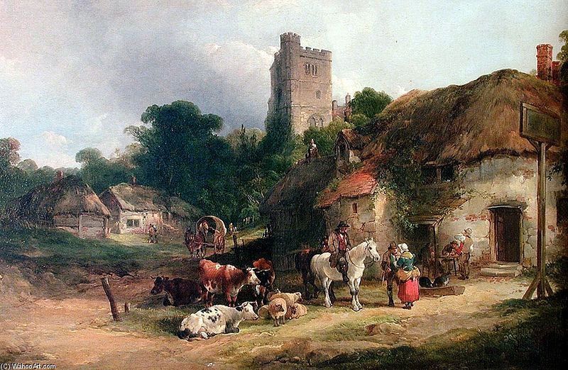 Wikioo.org - The Encyclopedia of Fine Arts - Painting, Artwork by William Joseph Shayer - The Plough Inn