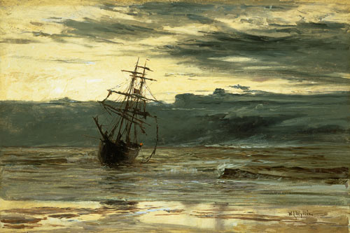 WikiOO.org - אנציקלופדיה לאמנויות יפות - ציור, יצירות אמנות William Lionel Wyllie - Dawn After A Storm