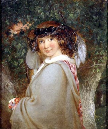Wikioo.org - The Encyclopedia of Fine Arts - Painting, Artwork by William Maw Egley - Portrait Of A Young Girl