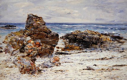 Wikioo.org - The Encyclopedia of Fine Arts - Painting, Artwork by William Mctaggart - Cauldron Rocks