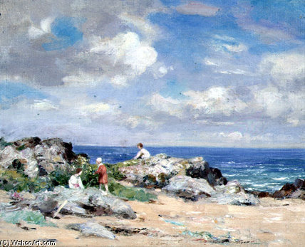 Wikioo.org - The Encyclopedia of Fine Arts - Painting, Artwork by William Mctaggart - Fisher Children