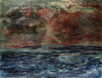 WikiOO.org - 百科事典 - 絵画、アートワーク William Mctaggart - 嵐雲