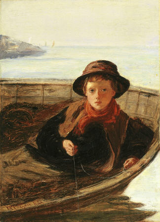 WikiOO.org - دایره المعارف هنرهای زیبا - نقاشی، آثار هنری William Mctaggart - The Fisher Boy