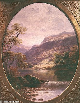 WikiOO.org - Енциклопедия за изящни изкуства - Живопис, Произведения на изкуството William Mellor - View In Wales -
