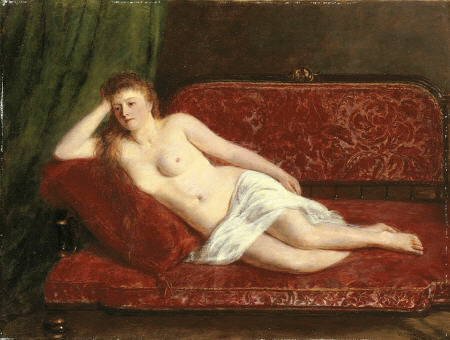 WikiOO.org - Encyclopedia of Fine Arts - Schilderen, Artwork William Powell Frith - After The Bath