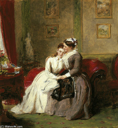 Wikioo.org - The Encyclopedia of Fine Arts - Painting, Artwork by William Powell Frith - Fear