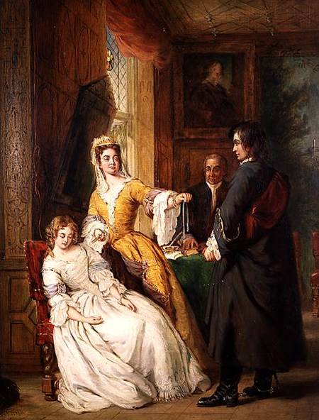 Wikioo.org - The Encyclopedia of Fine Arts - Painting, Artwork by William Powell Frith - Love Token -