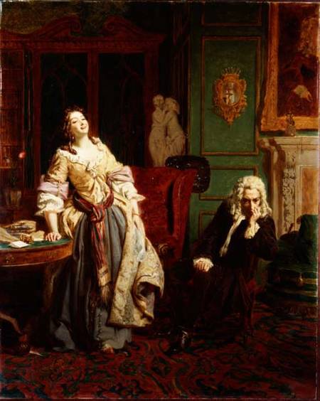Wikioo.org - The Encyclopedia of Fine Arts - Painting, Artwork by William Powell Frith - The Rejected Poet -