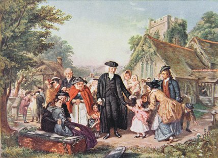Wikioo.org - The Encyclopedia of Fine Arts - Painting, Artwork by William Powell Frith - The Village Clergyman