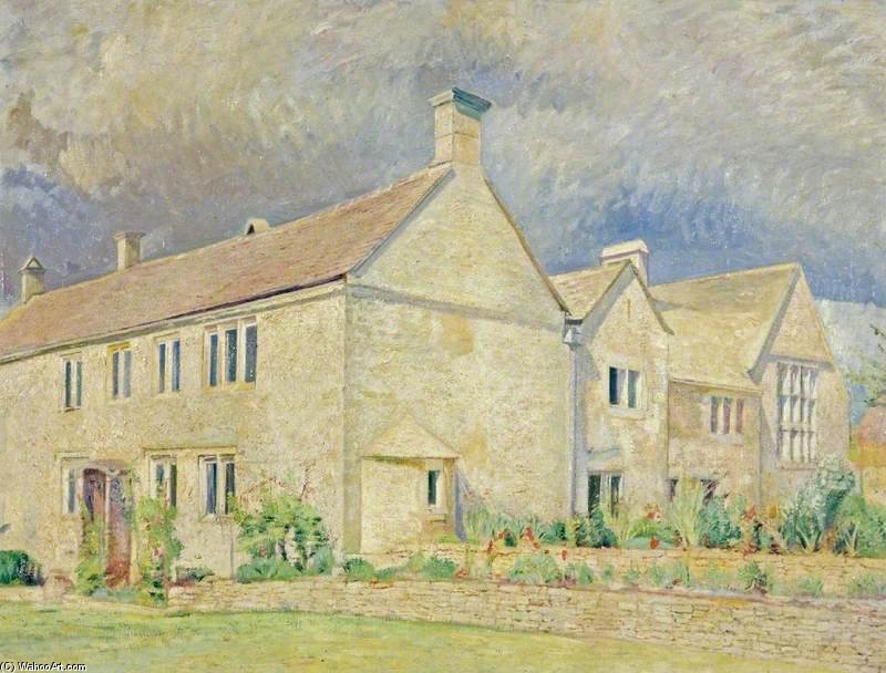 Wikioo.org - The Encyclopedia of Fine Arts - Painting, Artwork by William Rothenstein - Iles Farm, Far Oakridge, Gloucestershire