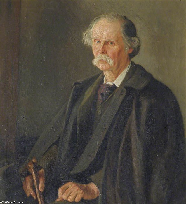 Wikioo.org - The Encyclopedia of Fine Arts - Painting, Artwork by William Rothenstein - Professor Alfred Marshall