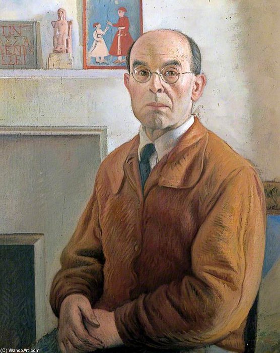 WikiOO.org - Encyclopedia of Fine Arts - Maalaus, taideteos William Rothenstein - Self Portrait -