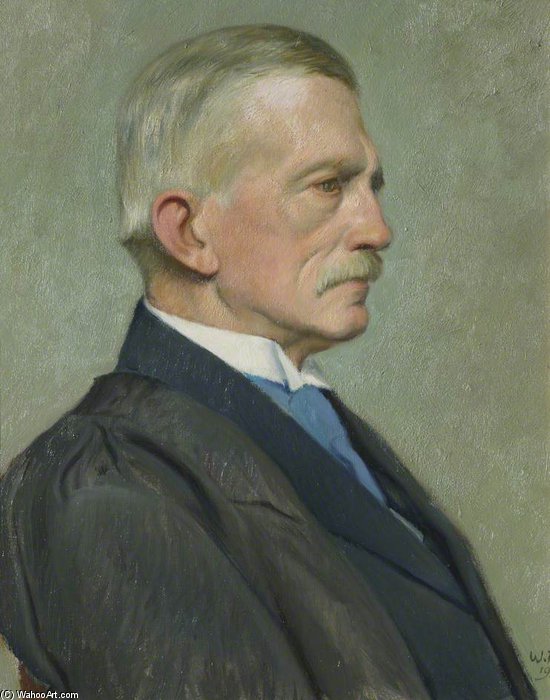 WikiOO.org - Encyclopedia of Fine Arts - Maľba, Artwork William Rothenstein - Sir Arthur Hutchison