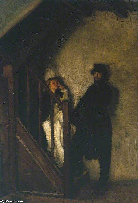 WikiOO.org - Encyclopedia of Fine Arts - Lukisan, Artwork William Rothenstein - The Doll's House