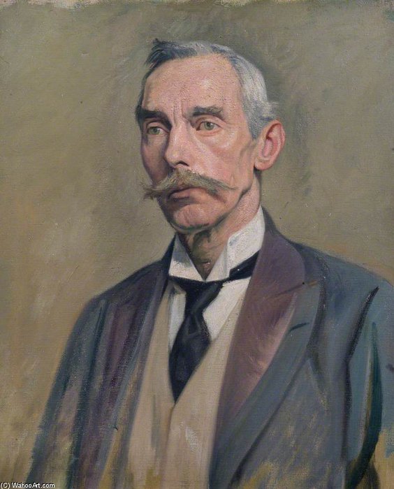 Wikioo.org - The Encyclopedia of Fine Arts - Painting, Artwork by William Rothenstein - The Right Honourable Brien Ibrican