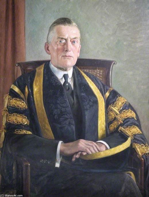 Wikioo.org - The Encyclopedia of Fine Arts - Painting, Artwork by William Rothenstein - The Right Honourable Sir Austin Chamberlain, Kg, Pc, Mp