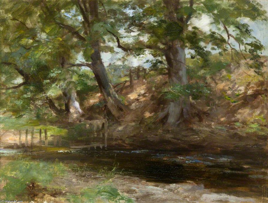 Wikioo.org - The Encyclopedia of Fine Arts - Painting, Artwork by William Stewart Macgeorge - On The Gifford Water