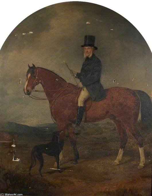 Wikioo.org - The Encyclopedia of Fine Arts - Painting, Artwork by William Watson - Equestrian Portrait