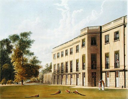 WikiOO.org - Encyclopedia of Fine Arts - Målning, konstverk William Westall - Carlton House, South Front