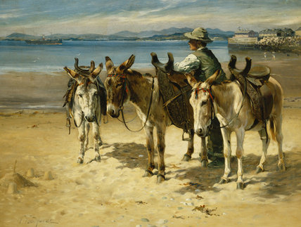 Wikioo.org - The Encyclopedia of Fine Arts - Painting, Artwork by William Arnold Woodhouse - On The Sands