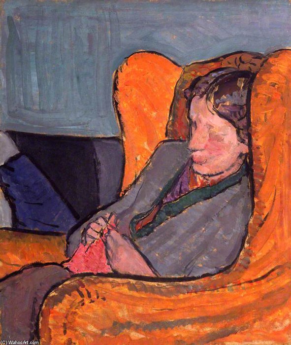 Wikioo.org - The Encyclopedia of Fine Arts - Painting, Artwork by Vanessa Bell - Virginia Woolf, Nee Stephen