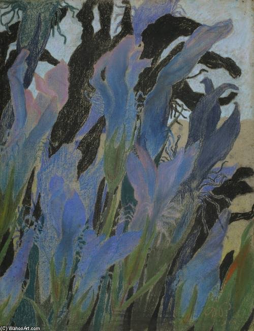 WikiOO.org - Енциклопедія образотворчого мистецтва - Живопис, Картини
 Stanislaw Wyspianski - Irises