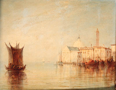 Wikioo.org - The Encyclopedia of Fine Arts - Painting, Artwork by James Baker Pyne - San Giorgio Maggiore From The Lagoon, Venice