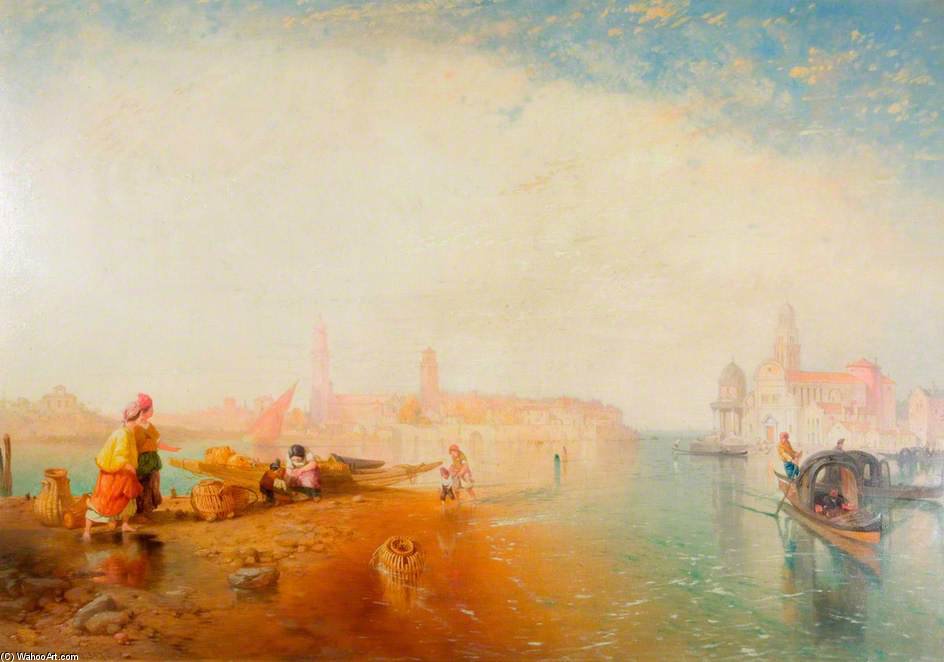 Wikioo.org - The Encyclopedia of Fine Arts - Painting, Artwork by James Baker Pyne - Venice -