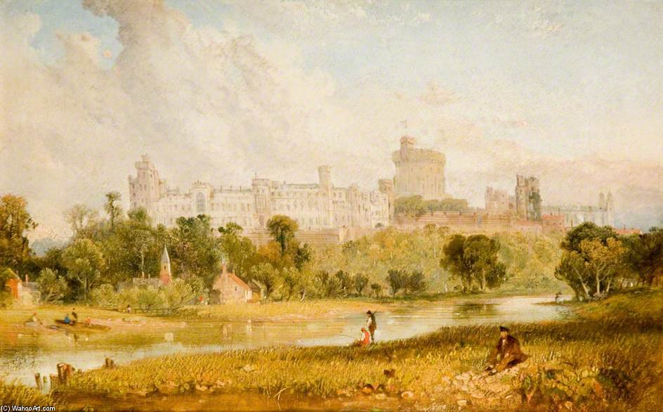 WikiOO.org - دایره المعارف هنرهای زیبا - نقاشی، آثار هنری James Baker Pyne - Windsor Castle