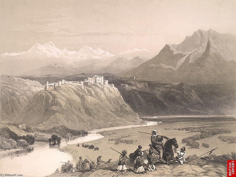 WikiOO.org - Enciklopedija dailės - Tapyba, meno kuriniai James Duffield Harding - The Palace Of Maharaja Gulab Singh
