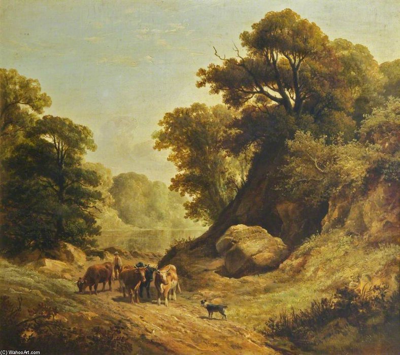Wikioo.org - The Encyclopedia of Fine Arts - Painting, Artwork by James Stark - Landscape - (8)